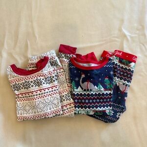 Bundle of Burt bees and wondershop christmas pajamas